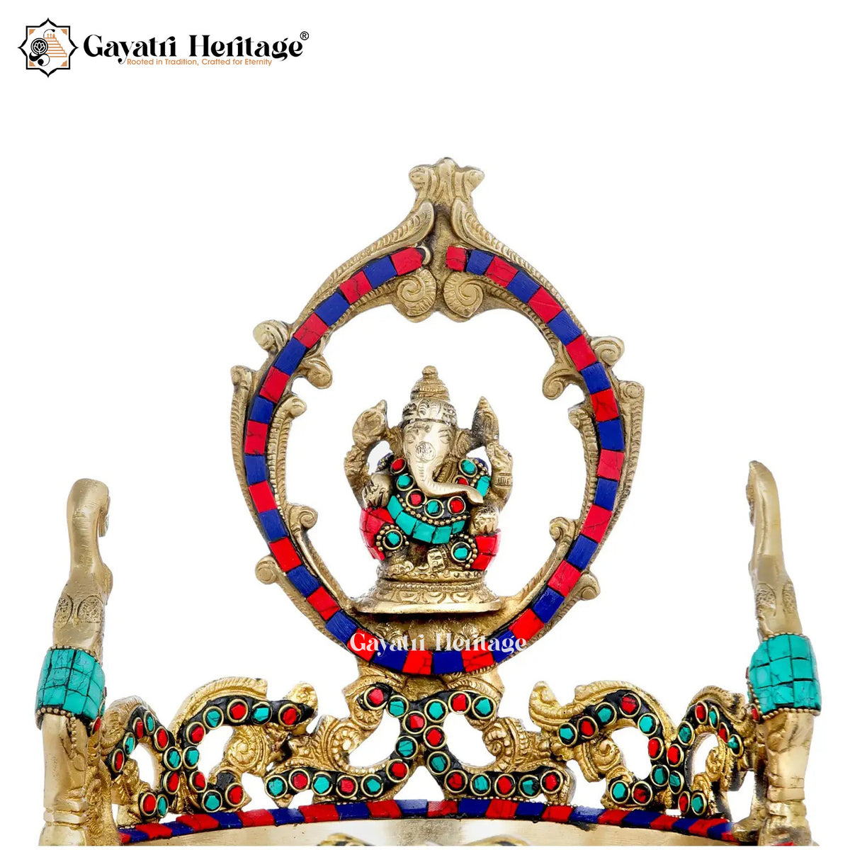 Brass Vinayagar Urli – Sacred Decorative Bowl | Gayatri Heritage