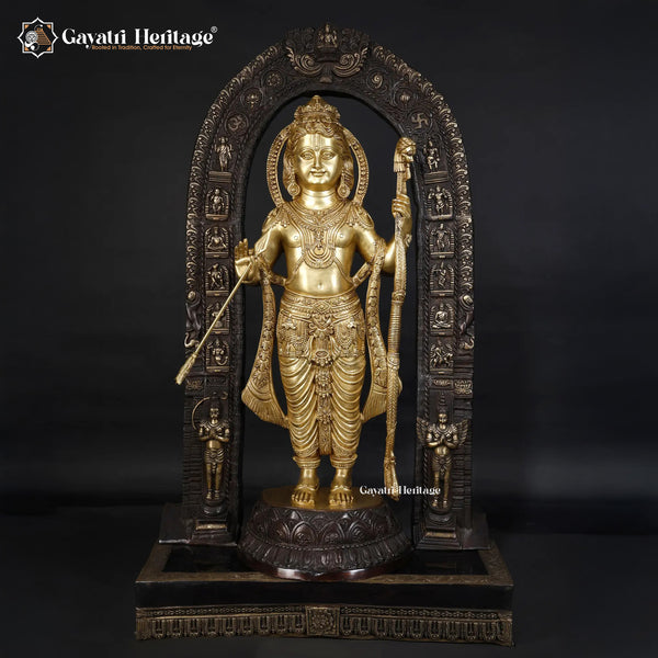 Brass Ram Lalla Statue – Divine Home Temple Decor | Gayatri Heritage