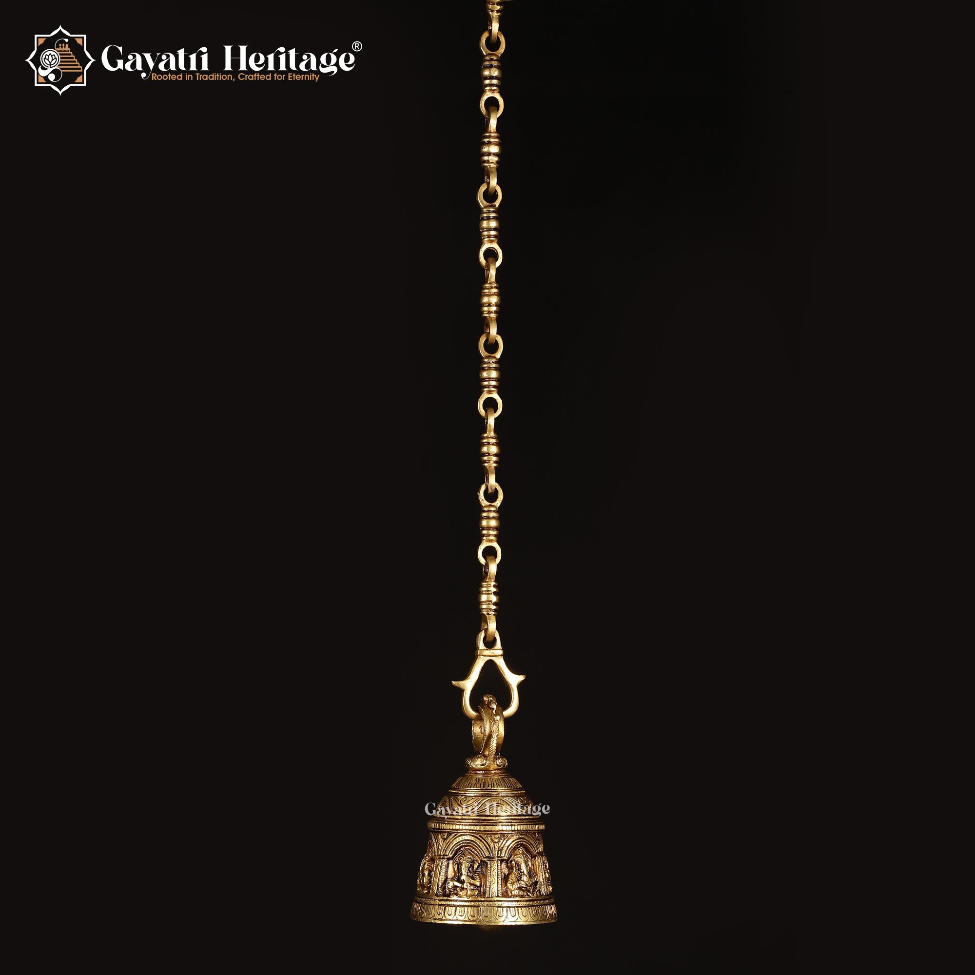 Brass Musical Vinayagar Bell – Ganesha Decorative Décor | Gayatri Heritage