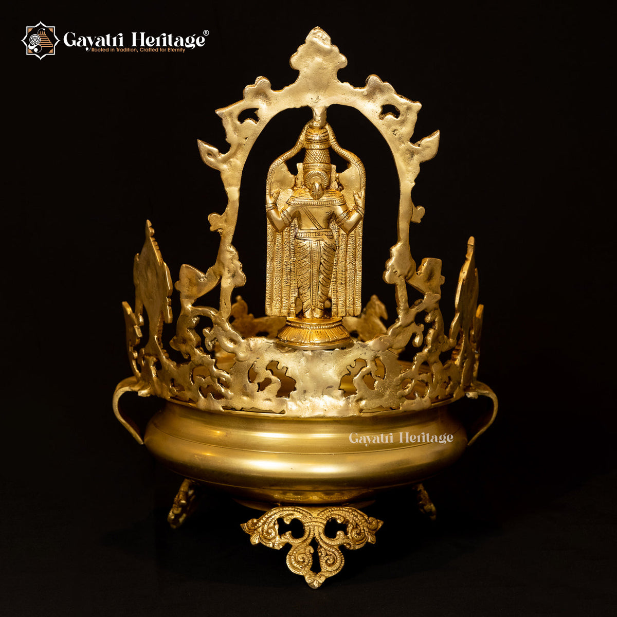 Brass Balaji Urli – Traditional Floating Bowl Decor | Gayatri Heritage