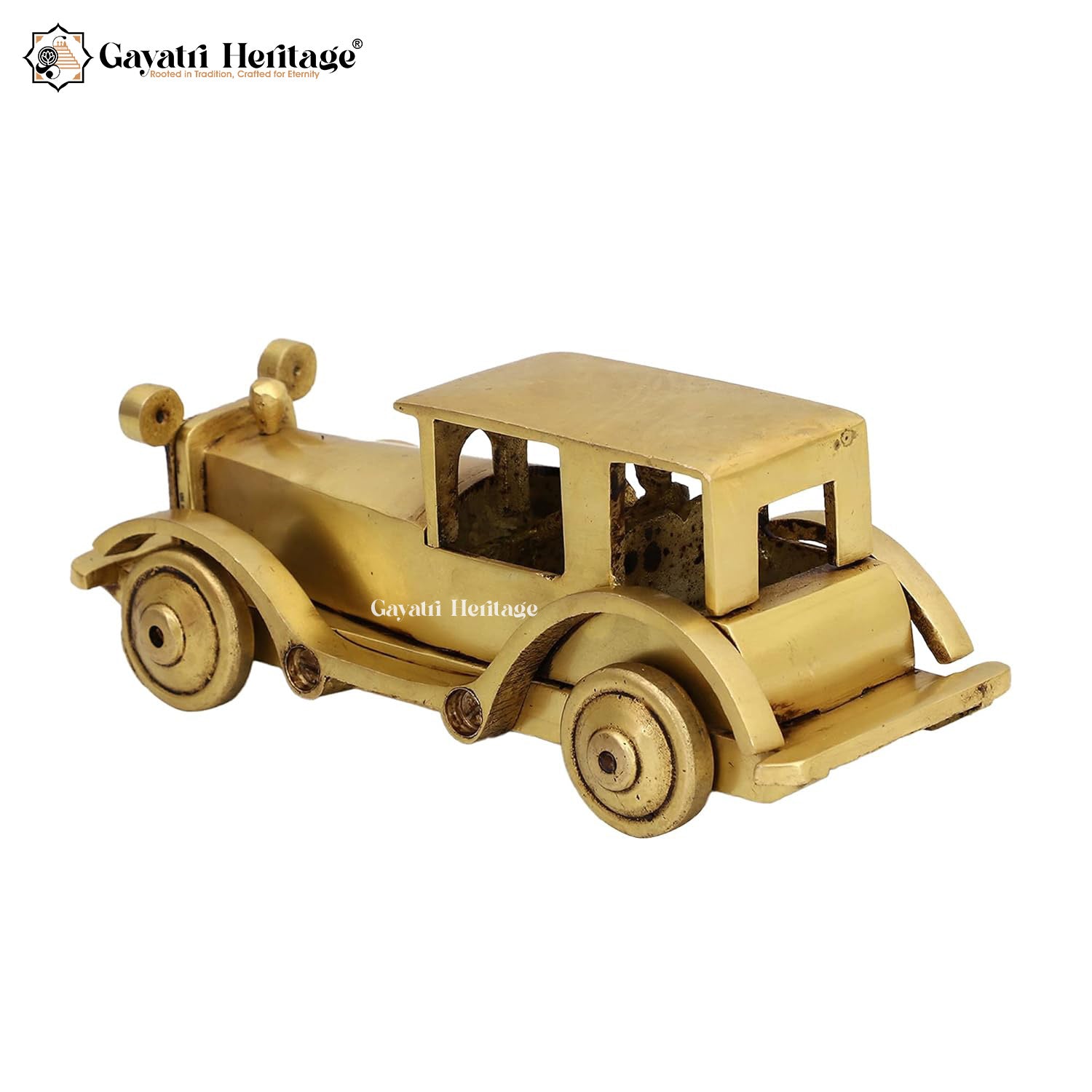 Brass Vintage Car – Classic Antique Décor Piece | Gayatri Heritage