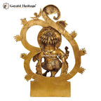 Brass 6-Armed Ganesh with Om Symbol – Divine Decor Idol | Gayatri Heritage
