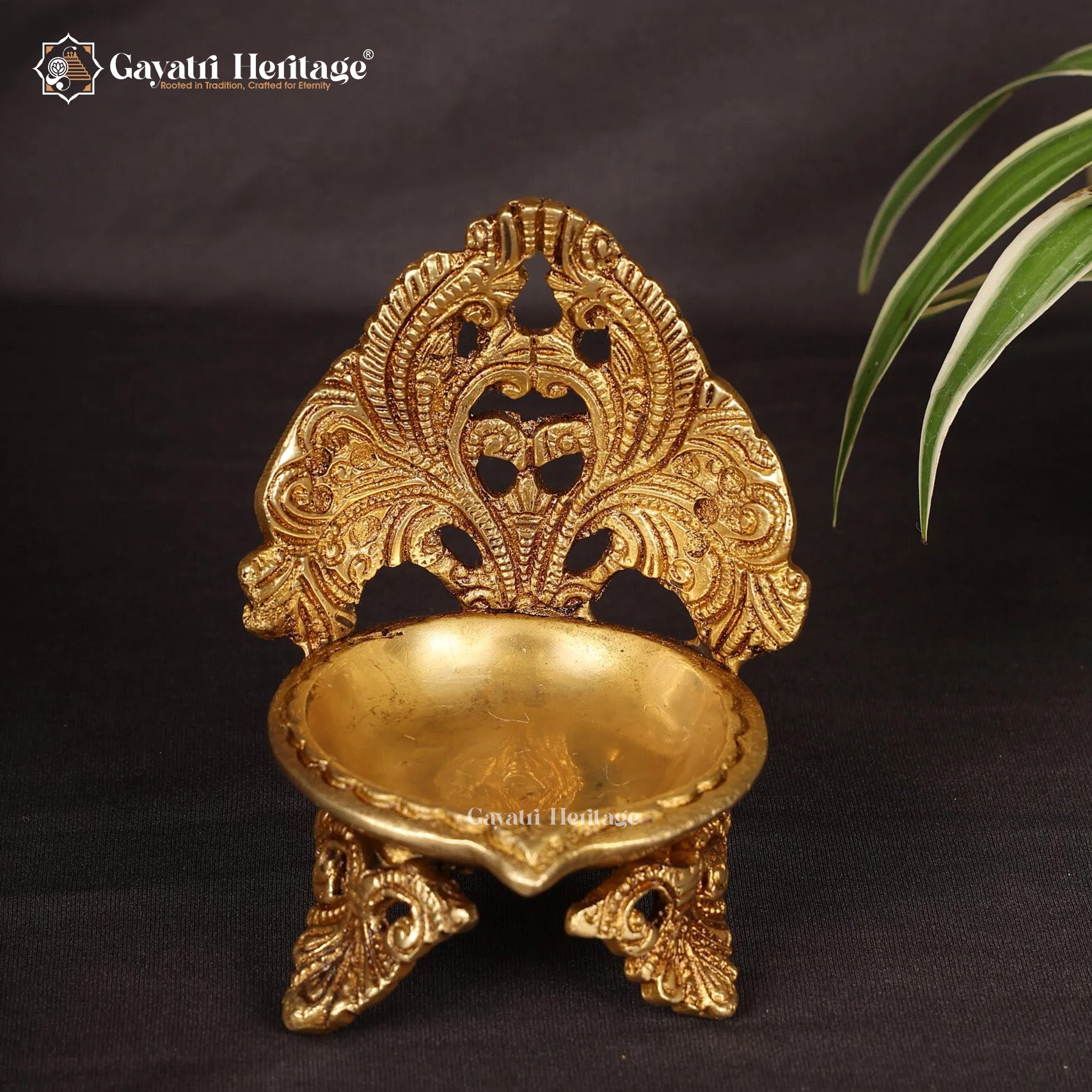 Brass Divine Diya for Diwali – Traditional Light Decor | Gayatri Heritage