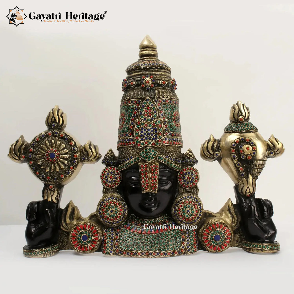 Brass Venkateshwara Statue – Divine South Indian Idol | Gayatri Heritage