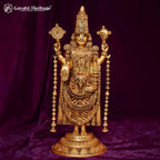 Brass Tirupati Balaji Statue (Venkateshvara) – Divine Grace & Majesty | Gayatri Heritage