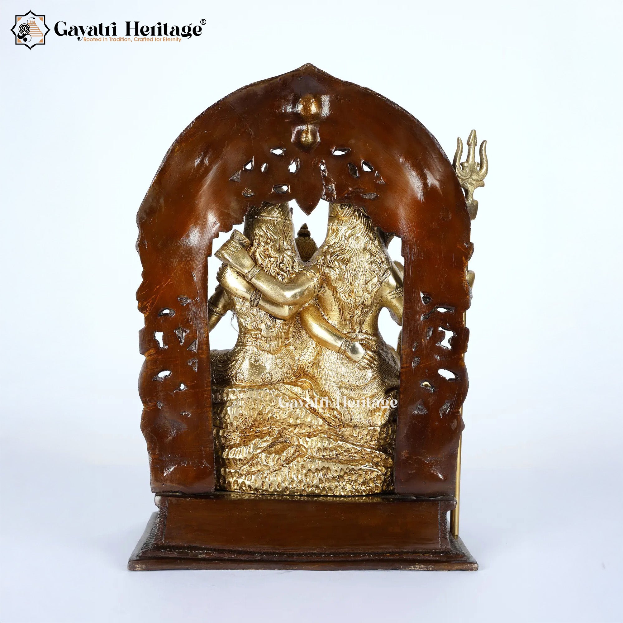 Brass Shiva Parivar Statue – Auspicious Family Idol | Gayatri Heritage