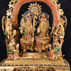 Brass Ram Panchayat / Ram Parivar – Devotional Family Statue | Gayatri Heritage