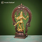 Brass Nataraja Statue – Shiva's Divine Dance | Gayatri Heritage