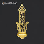 Brass Wall Decor Diya – Divine Light for Your Home | Gayatri Heritage
