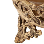 Brass Tibetan Buddhist Ashtamangala Urli – Sacred Home Decor