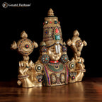Brass Wall Decor Lord Venkateshwara Statue/ Tirupati Balaji – Divine Aura in Your Home | Gayatri Heritage