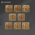 Brass Wall Hanging Ashtalaxmi Set – Divine Prosperity | Gayatri Heritage