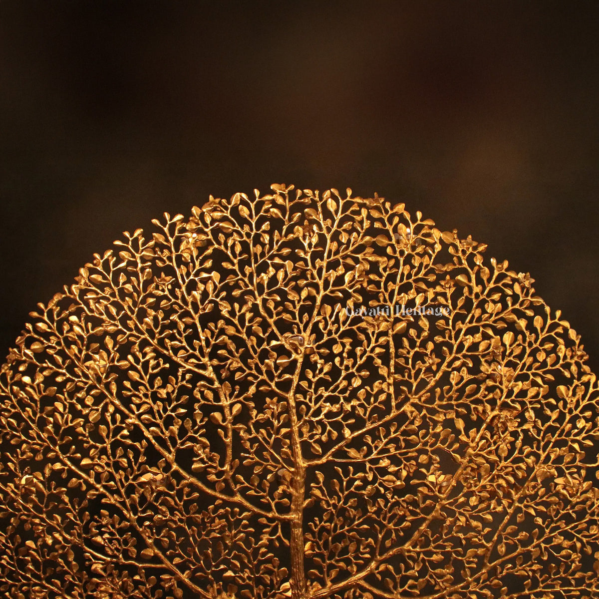 Brass Large Size Tree with Candle Holders – Majestic Home Decor | Gayatri Heritage