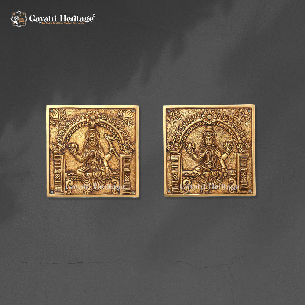 Brass Wall Hanging Ashtalaxmi Set – Divine Prosperity | Gayatri Heritage