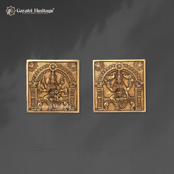 Brass Wall Hanging Ashtalaxmi Set – Divine Prosperity | Gayatri Heritage