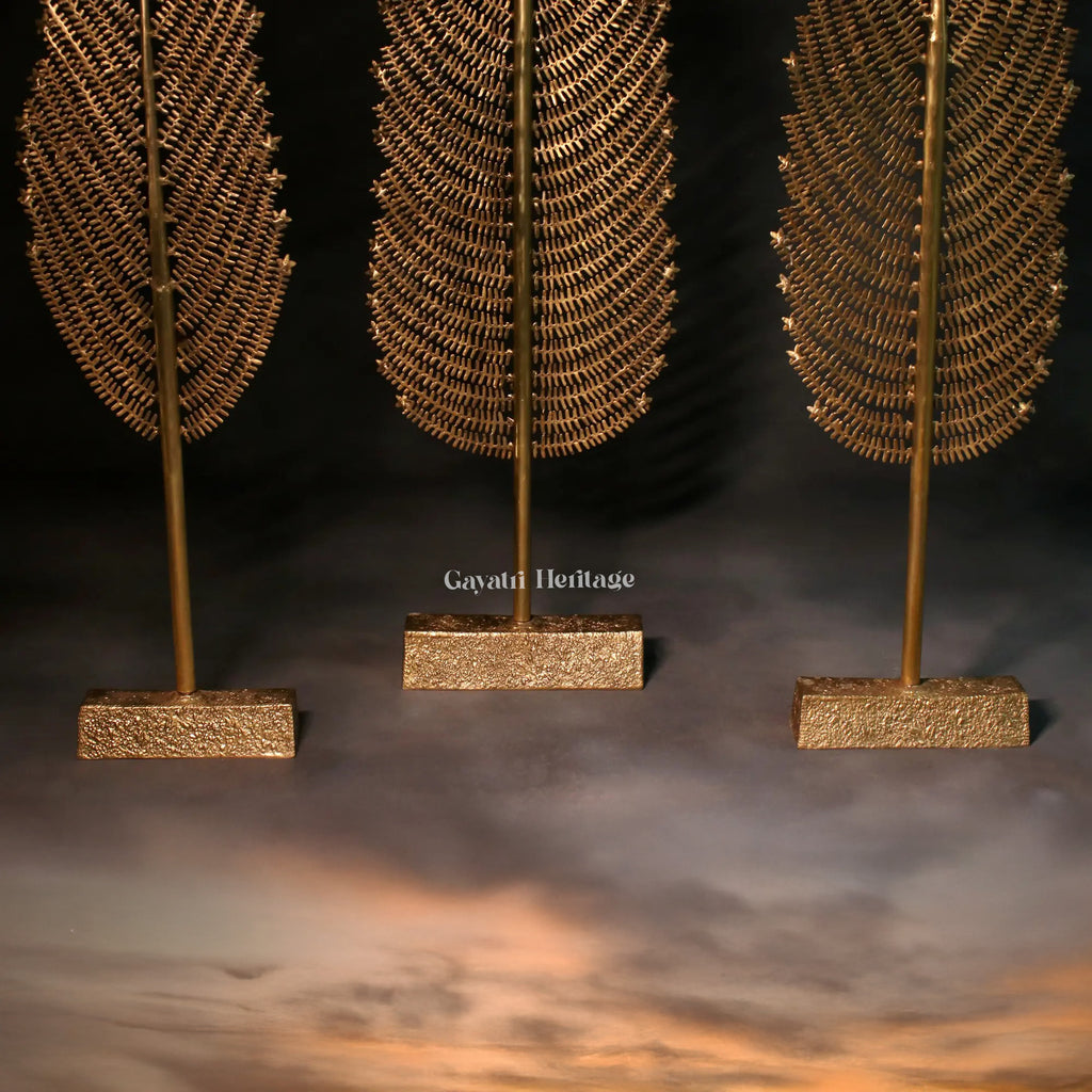 Brass Christmas Tree with Candle Holders – Festive Home Decor