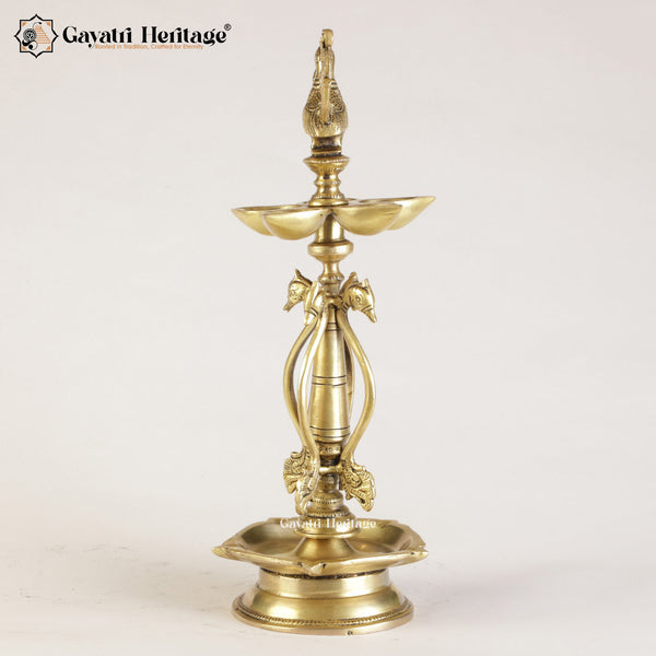 Brass Sparrow Deepam / Sparrow Lamp – Traditional Spiritual Lighting | Gayatri Heritage