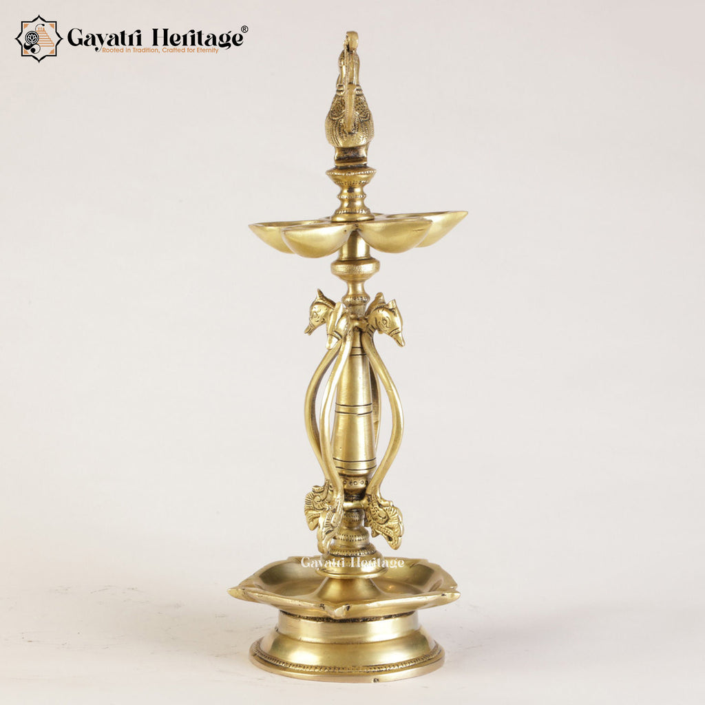Brass Sparrow Deepam / Sparrow Lamp – Traditional Spiritual Lighting | Gayatri Heritage