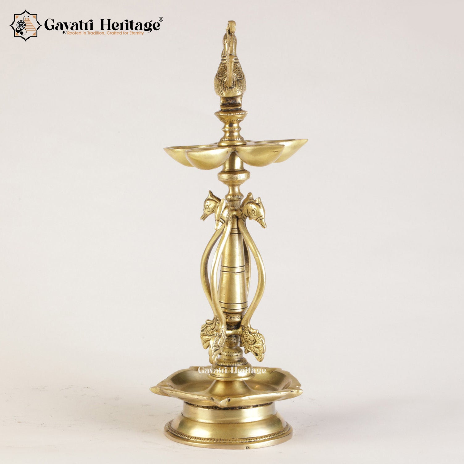 Brass Sparrow Deepam / Sparrow Lamp – Traditional Spiritual Lighting | Gayatri Heritage