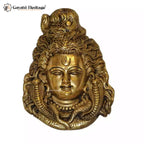 Brass Shiva Head – Divine Mahadev Idol | Gayatri Heritage