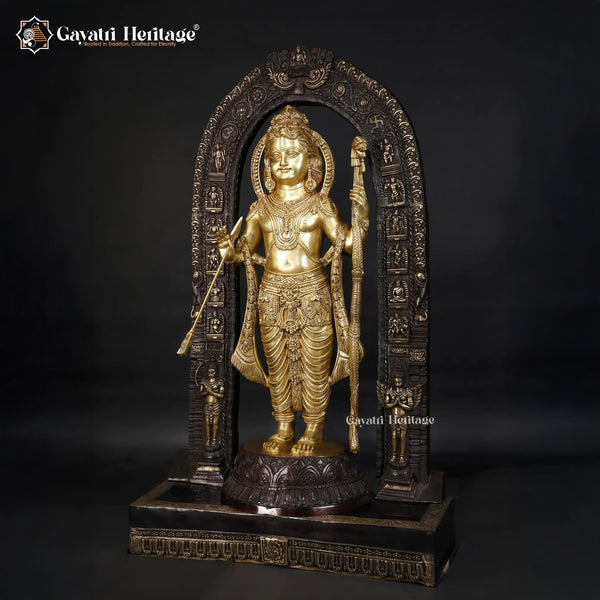 Brass Ram Lalla Statue – Divine Home Temple Decor | Gayatri Heritage