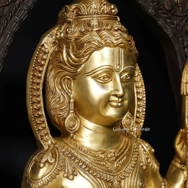 Brass Ram Lalla Statue – Divine Home Temple Decor | Gayatri Heritage