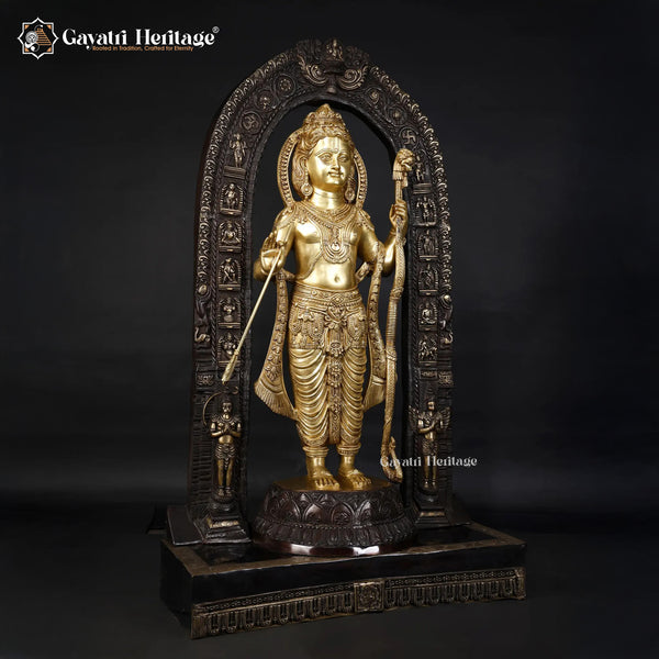 Brass Ram Lalla Statue – Divine Home Temple Decor | Gayatri Heritage