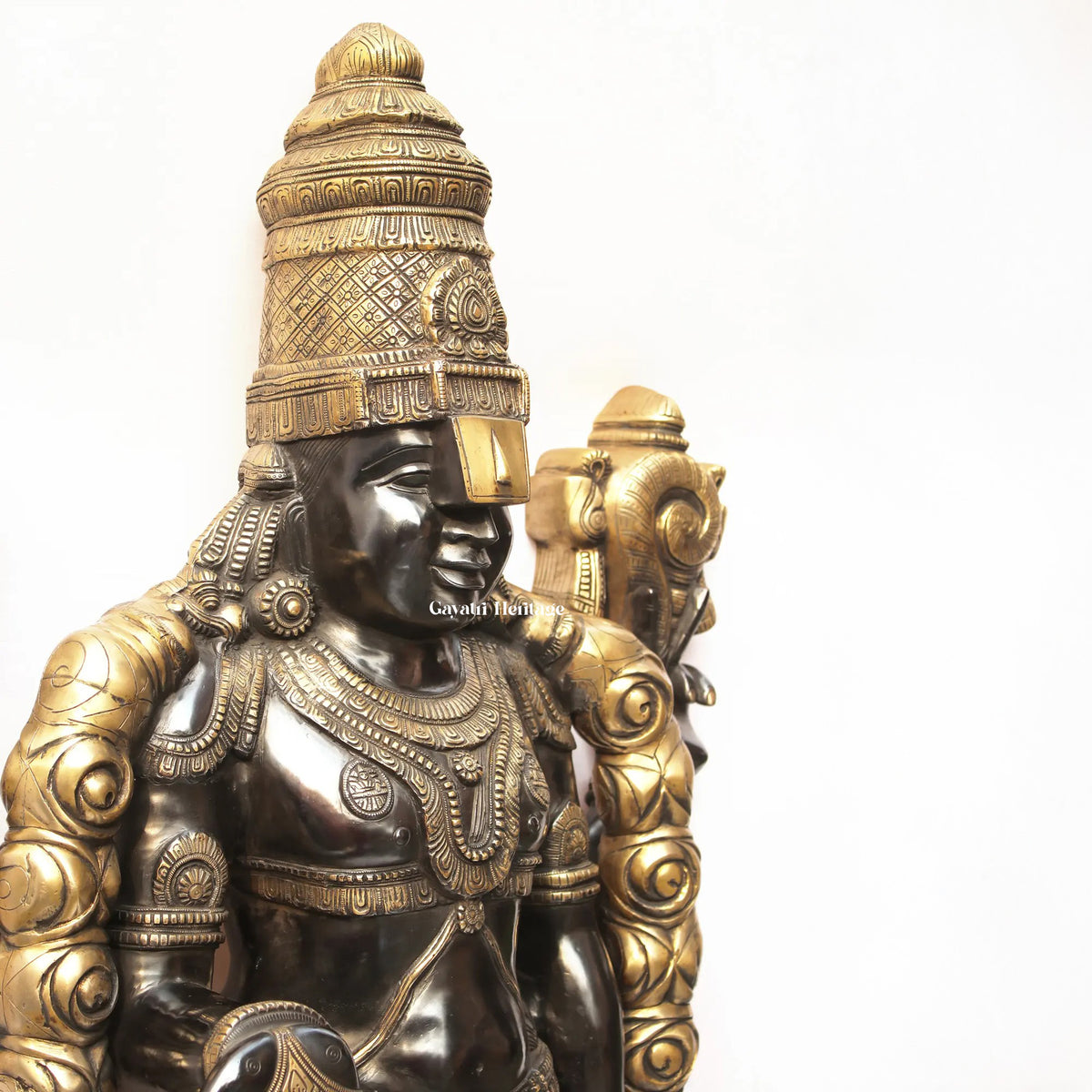 Brass Tirupati Balaji Statue – Divine Home Temple Décor | Gayatri Heritage