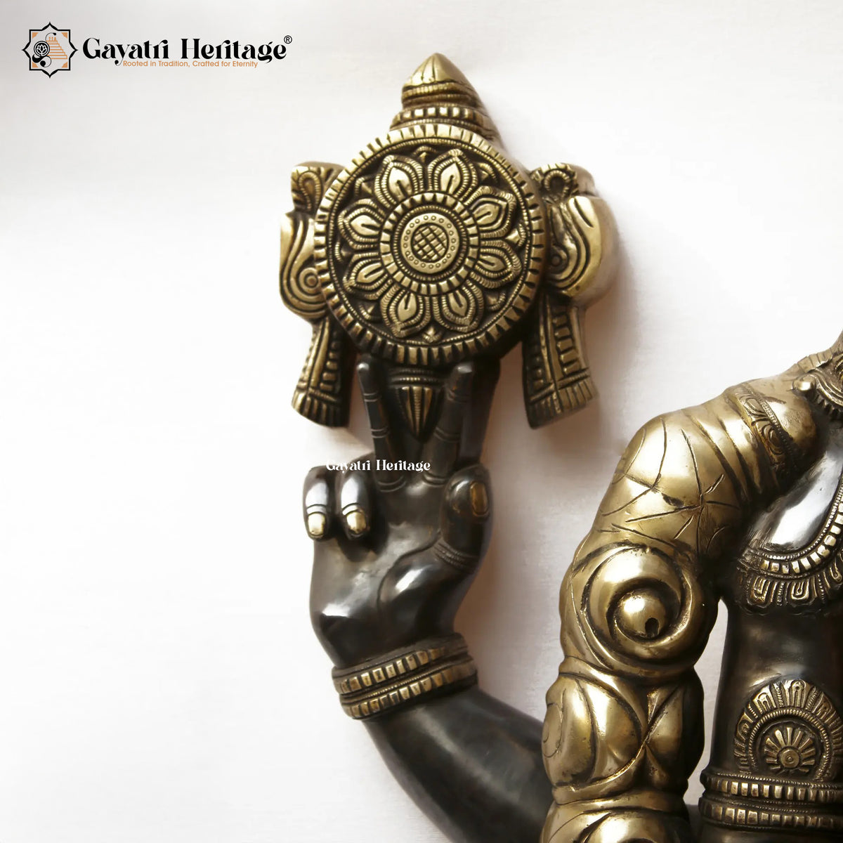 Brass Tirupati Balaji Statue – Divine Home Temple Décor | Gayatri Heritage