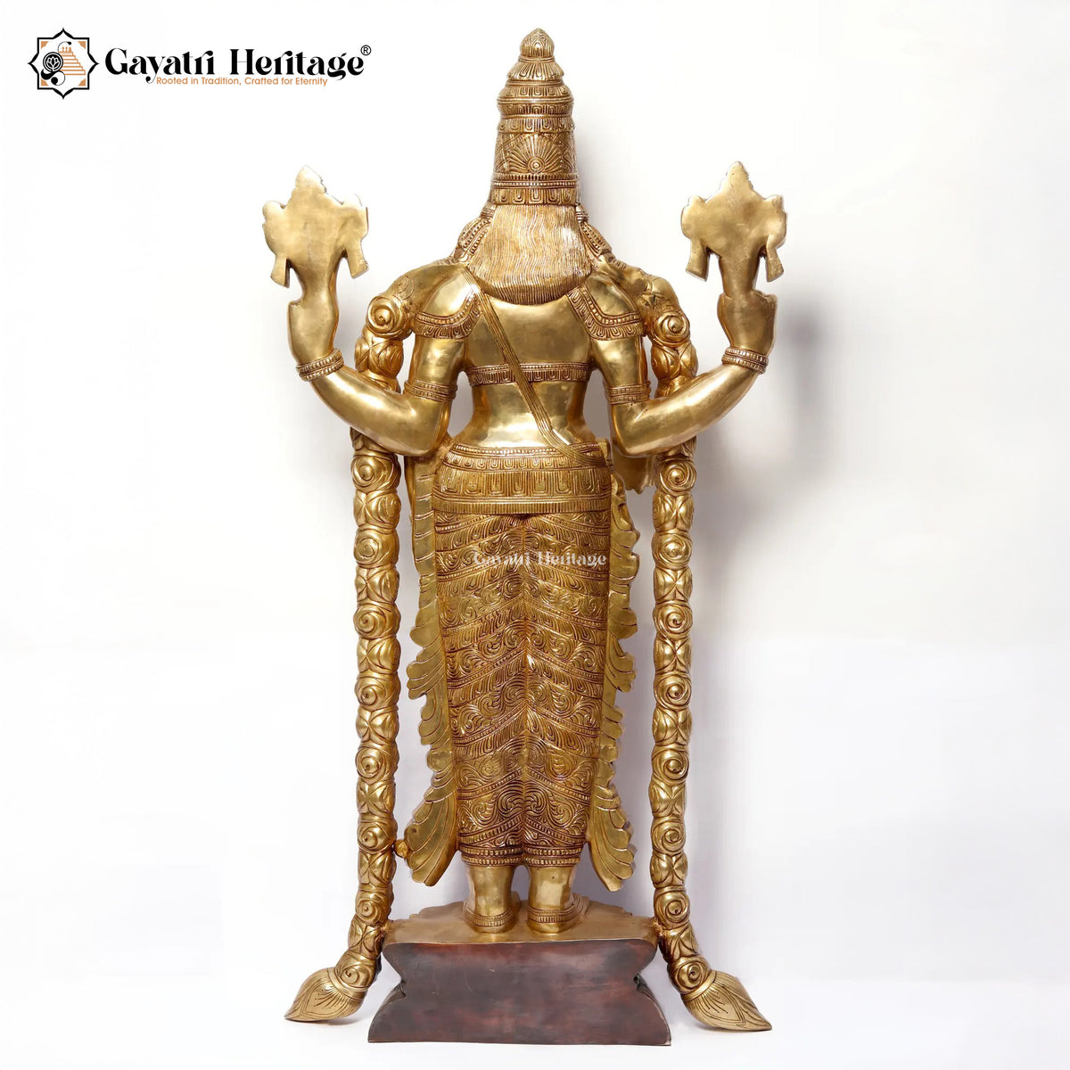 Tirupati Balaji Brass Statue – Divine Blessings | Gayatri Heritage