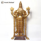 Tirupati Balaji Brass Statue – Divine Blessings | Gayatri Heritage