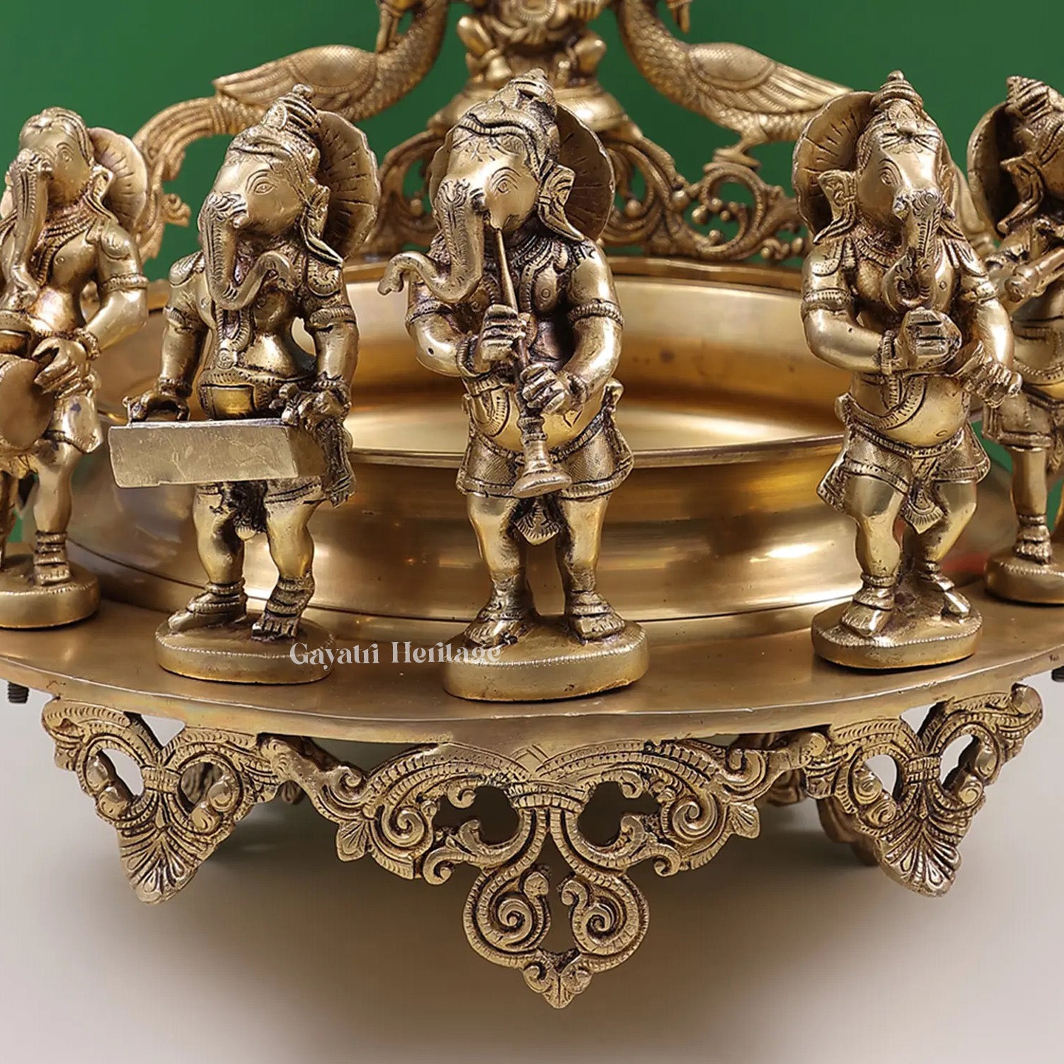 Brass Musical Ganesh Urli – Divine Home Decor | Gayatri Heritage