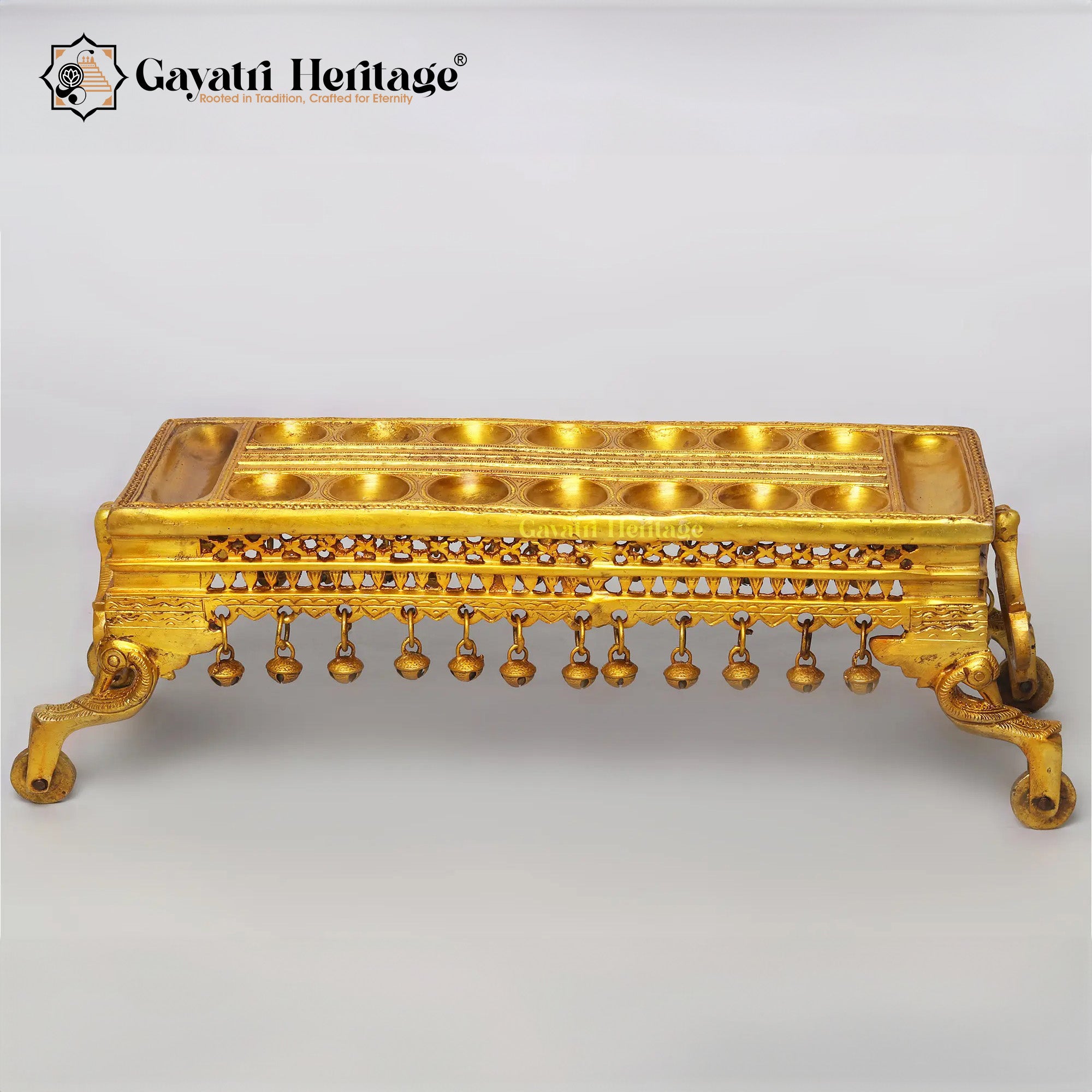 Pallanguzhi – Traditional Indian Strategy Game Board | Gayatri Heritage
