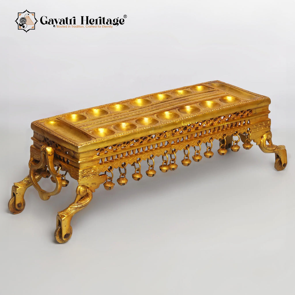 Pallanguzhi – Traditional Indian Strategy Game Board | Gayatri Heritage