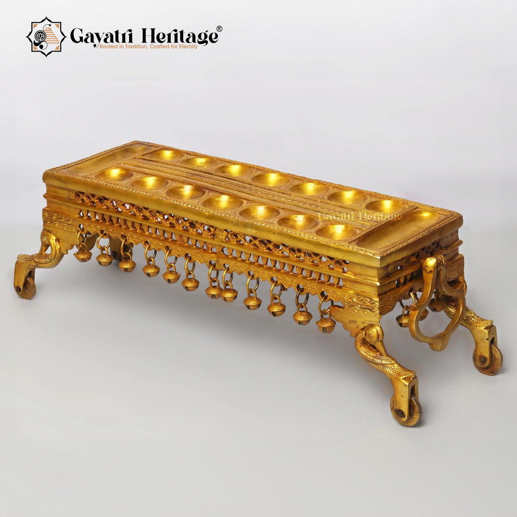 Pallanguzhi – Traditional Indian Strategy Game Board | Gayatri Heritage