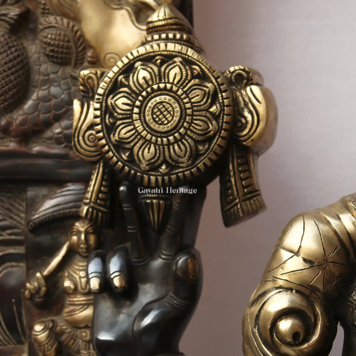 Brass Big Size Tirupati Balaji Statue with Prabhavali – Divine Glory in Brass | Gayatri Heritage
