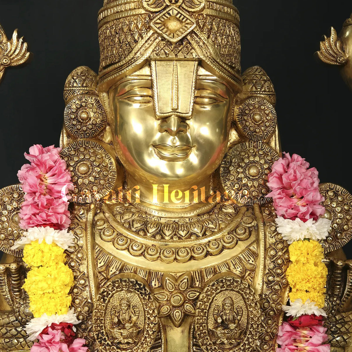 Brass Tirupati Balaji (Venkateshvara) Statue – Divine Blessing in Brass | Gayatri Heritage