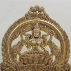 Huge Brass Lakshmi Lamp – Traditional Temple Diya | Gayatri Heritage