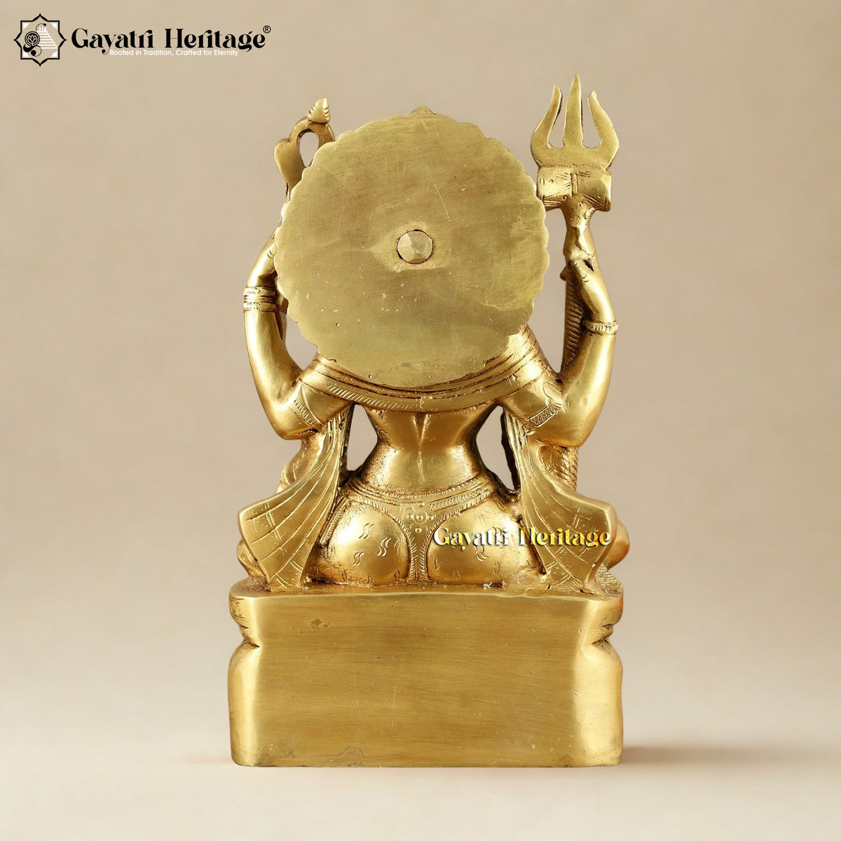 Brass Ardhnari Statue – Divine Shiva Parvati Fusion Idol | Gayatri Heritage