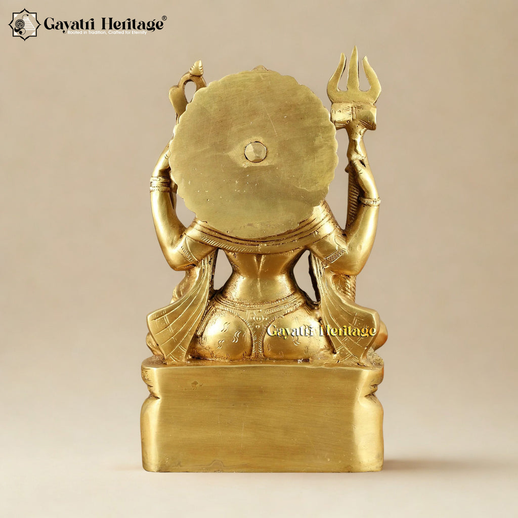 Brass Ardhnari Statue – Divine Shiva Parvati Fusion Idol | Gayatri Heritage