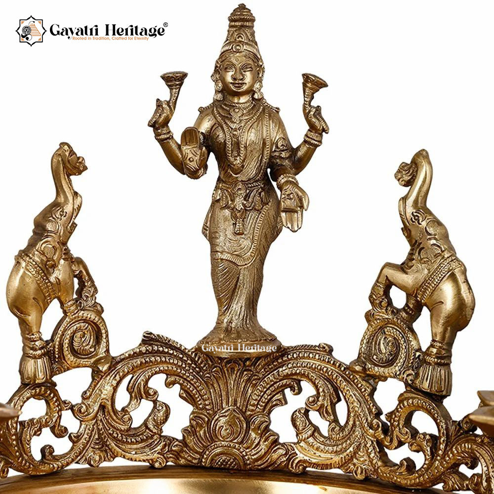 Brass Laxmi Urli – Traditional Decorative Bowl | Gayatri Heritage