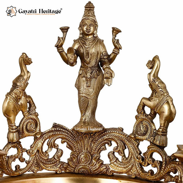 Brass Laxmi Urli – Traditional Decorative Bowl | Gayatri Heritage