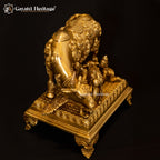 Brass Cow and Calf – Sacred Symbol of Nurture & Devotion | Gayatri Heritage