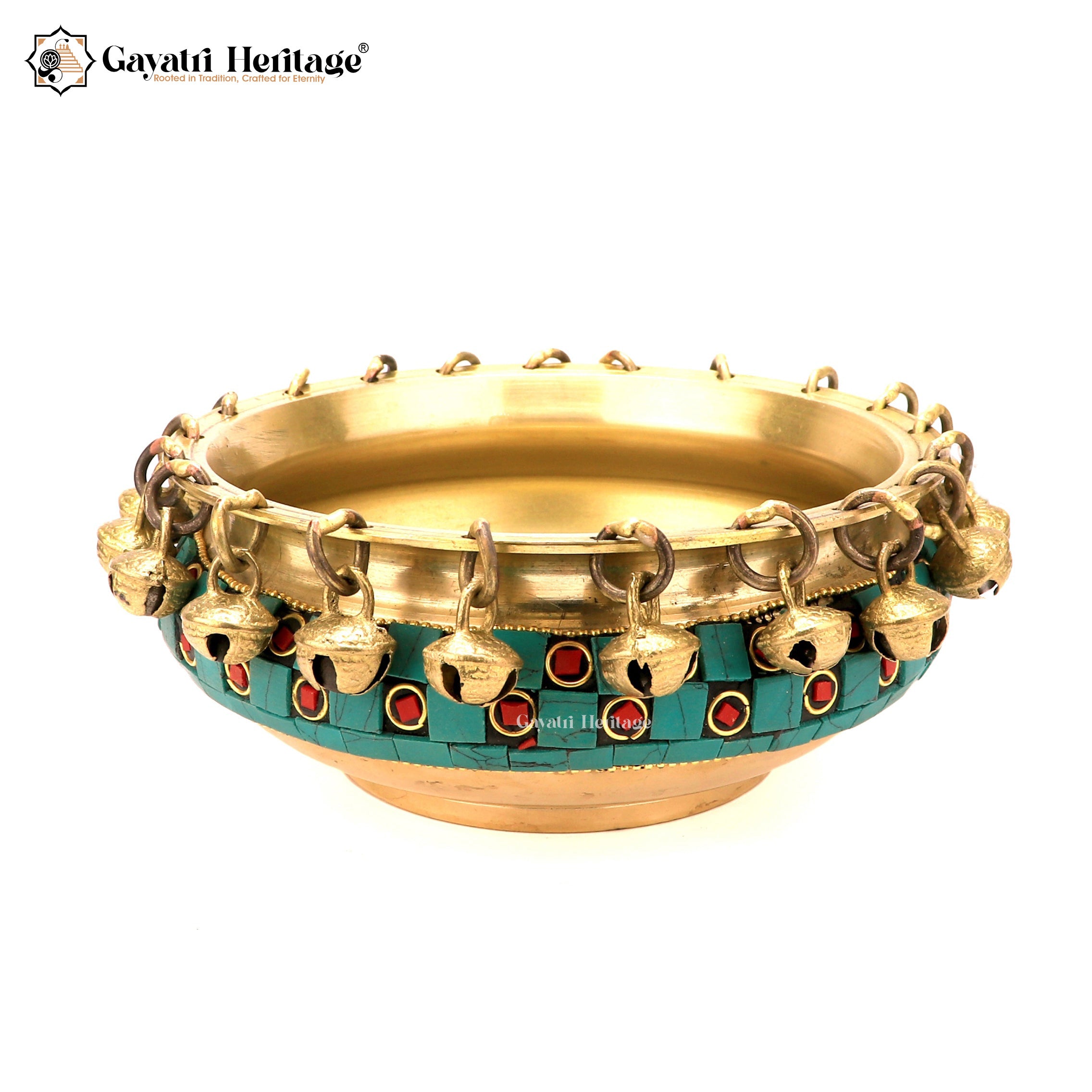 Brass 6-Inch Urli – Traditional Home Decor | Gayatri Heritage