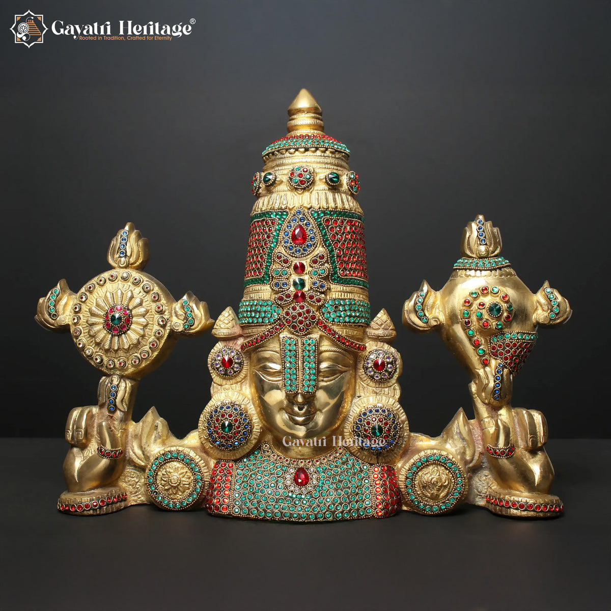 Brass Venkateshwara Idol – Divine Lord of Prosperity and Blessings