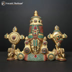 Brass Venkateshwara Idol – Divine Lord of Prosperity and Blessings