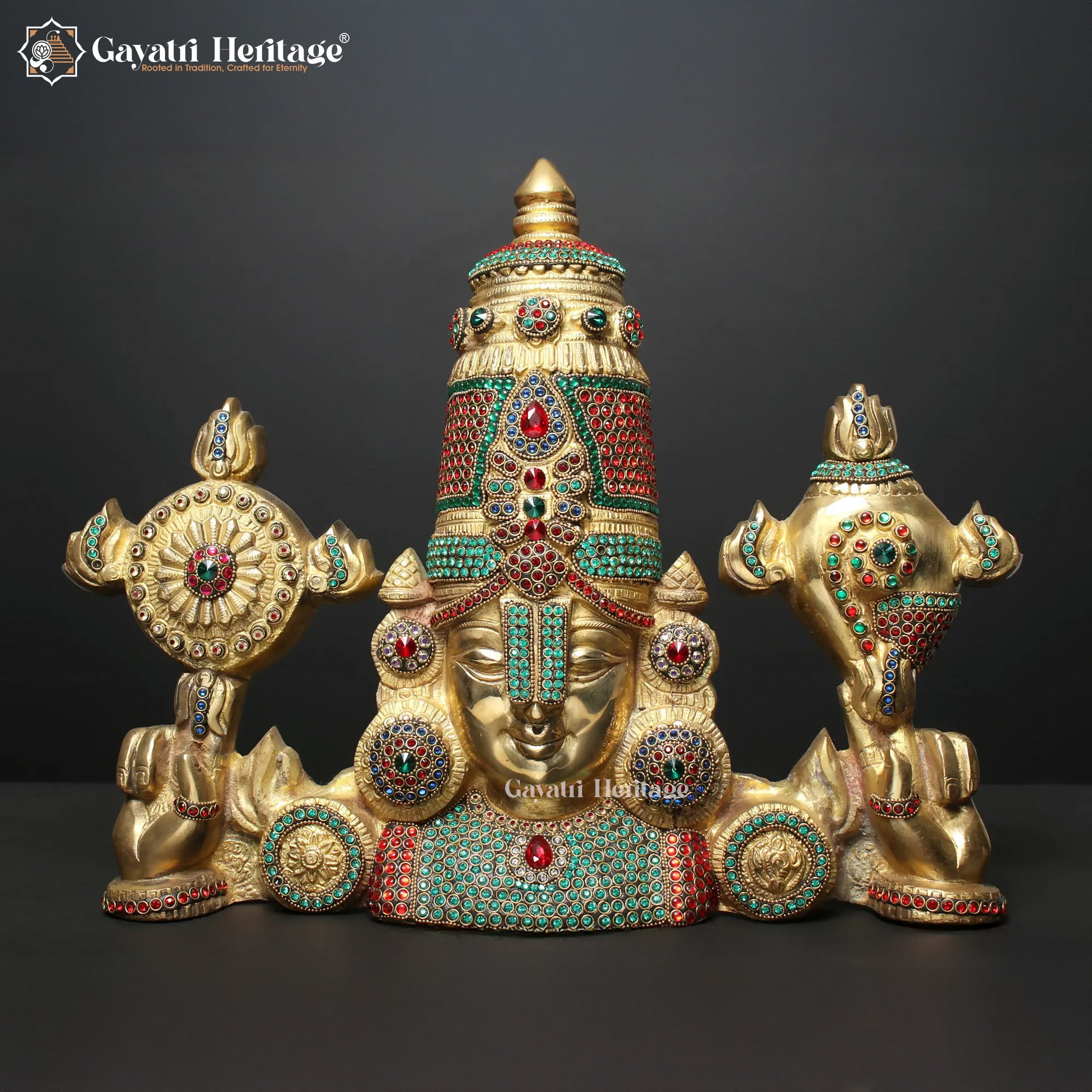 Brass Venkateshwara Idol – Divine Lord of Prosperity and Blessings