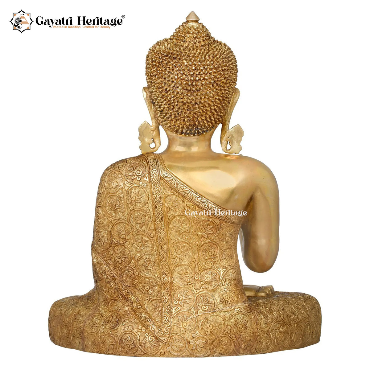 Brass Buddha Idol – Superfine Finish for Peaceful Decor