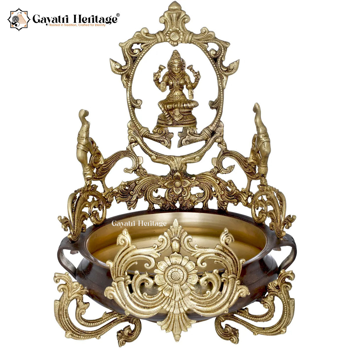 Brass Lakshmi Urli Bowl – Auspicious Decor for Festive Vibes | Gayatri Heritage