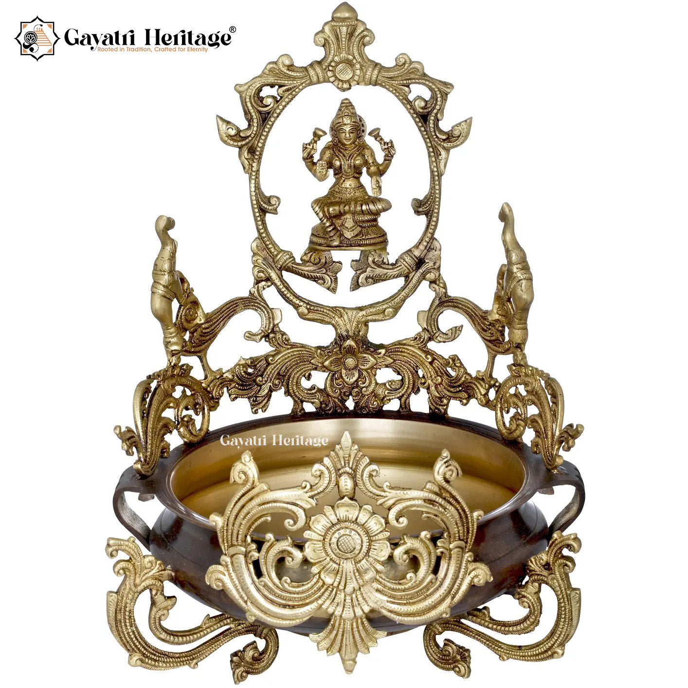 Brass Lakshmi Urli Bowl – Auspicious Decor for Festive Vibes | Gayatri Heritage